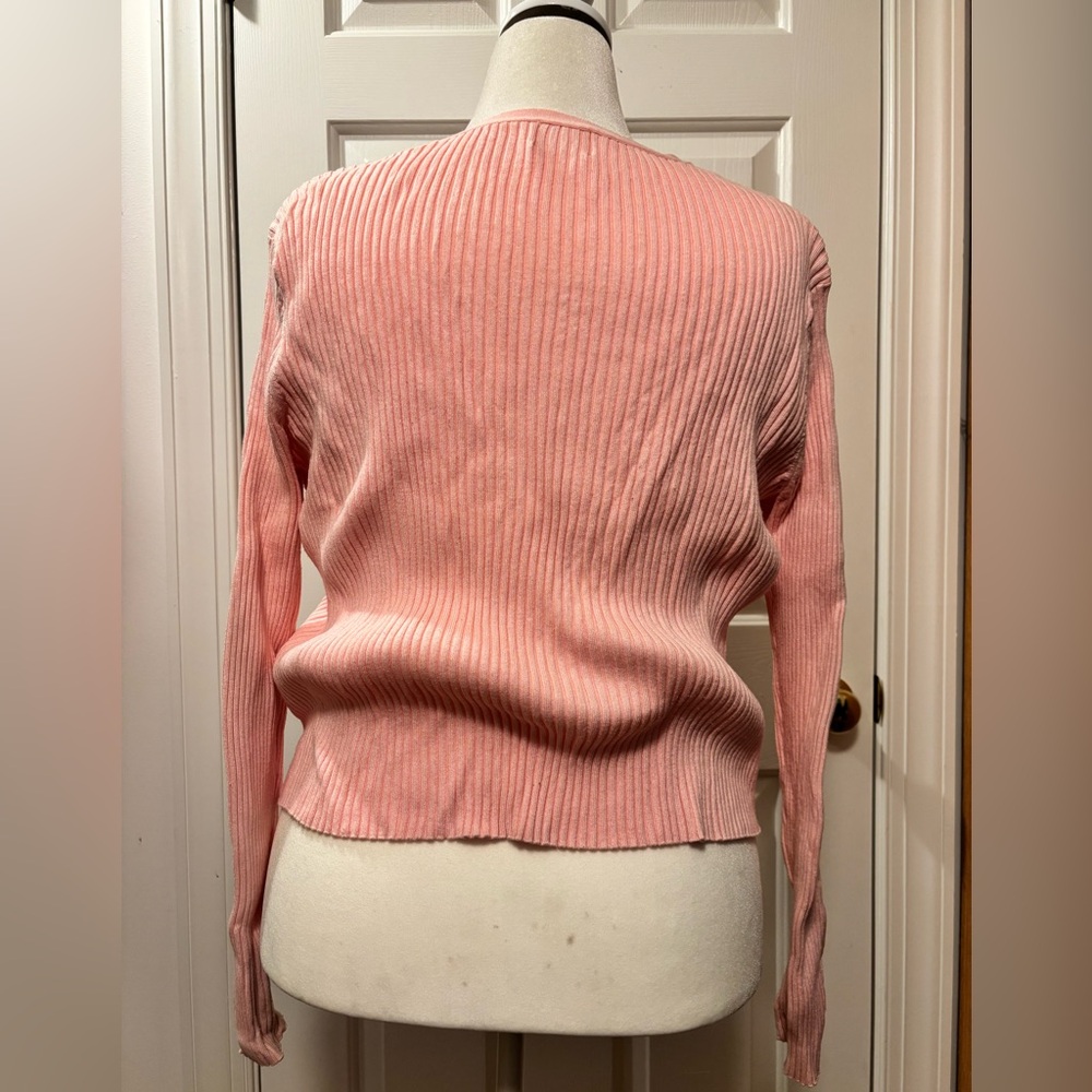 H&M Pink Ribbed Cardigan - Picture 3 of 5